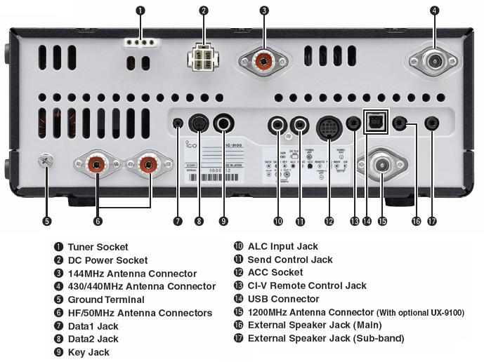 Icom IC-9100 (IC 9100 IC9100) transceiver